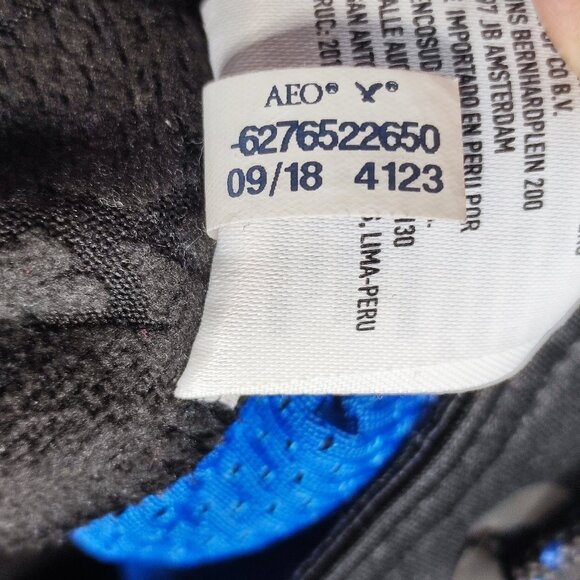 American Eagle jogger pants men's size L black with graphic design - Picture 6 of 15